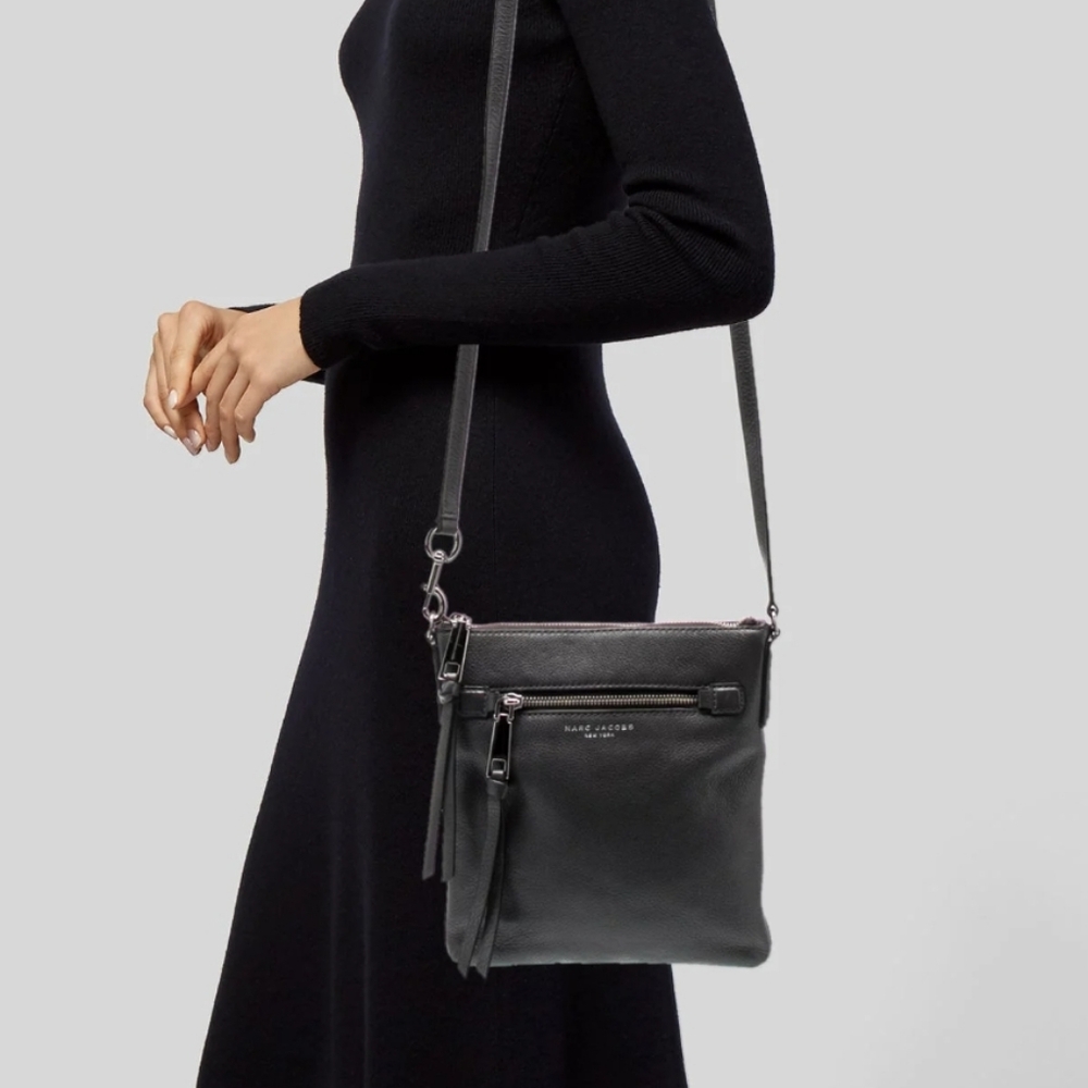 Marc Jacobs | Recruit North-South Crossbody Dark Gray 9inches x 8inches